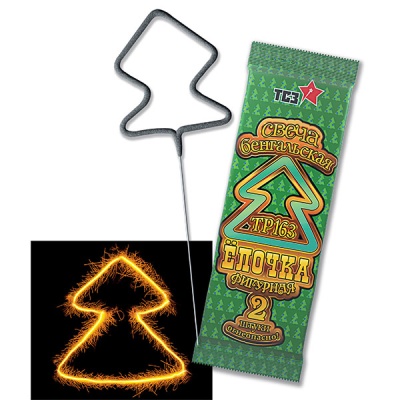 Елочка Бенгальские огни фигурные купить в Белинском | belinskij.salutsklad.ru