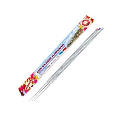 Триколор 300 мм. Бенгальские огни цветные купить в Белинском | belinskij.salutsklad.ru