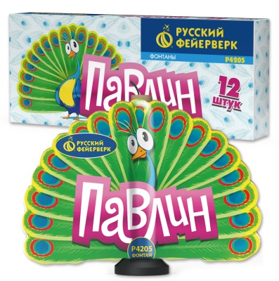 Павлин F Пиротехнический фонтан купить в Белинском | belinskij.salutsklad.ru