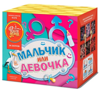 Мальчик или девочка М Фейерверк купить в Белинском | belinskij.salutsklad.ru